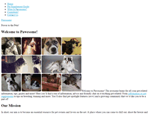 Tablet Screenshot of pawesome.net